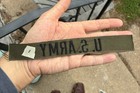  us Army  Military Patch Sew-on Name Tape Od Green 1960s-80s