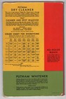 1940 s  50 s  Vintage Putnam Tints   Dyes Laminted Color Chart   b19   Free Ship
