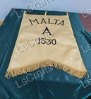 Masonic Order Of Malta Station Banners  b-l-d-r-a  Machine Embroidered Set Of 5