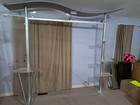 Tahoe Twistlock Modular Display Trade Show Display Stand Lighted Aluminum And   