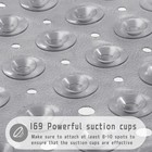 Shower Bathtub Mat Non Slip  21x21 Inch  Soft Square Bath For Tub With Suctio   