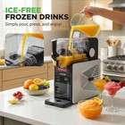 Nutrichef Slushie Machine For Home   No Ice Needed Slushys 7-in-1 Preset Program
