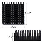 Aluminium Heatsink Anodized Heat Sink Radiator Cooler With Adhesiv Various Size