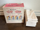 Rare Vintage 60 s Box And 7 Daytime Diapers Pampers For Babies Over 11 Pounds