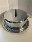 The Everedy Co Chrome Locking Lid Cake Carrier Fredrick Md Usa Vintage Mcm
