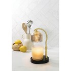 Candle Warmers Etc  Mercury Glass Candle Warmer Lamp Flameless Candle Base