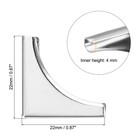 22mm Metal Book Corners  80pcs Photo Corners Book Corners  Silver Tone
