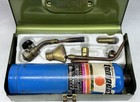 Vintage Bernzomatic Propane Torch Kit W Case   7 Tips Attachments Untested
