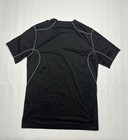 Nike Pro Combat Shirt Mens Medium Black Dri-fit Fitted Short Sleeve Compression