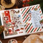 Christmas Scrapbook Kit 157pcs  Aesthetic New Year Festival Scrapbook Kits Fo   