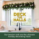 Nickel Adjustable Tension Window Curtain Rod  1  Diameter  Adjustable 48  - 84 