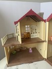 Sylvanian Families Calico Critters Red Roof Country House Brightly Lit Vguc