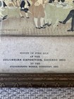 1893 Stevengraph Woven Silk Signing Of Declaration Of Independence Chicago Expo