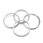 73 1mm Od To 66 1mm Id Silver Aluminum Hub Centric Rings - Pack Of 4 