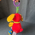 Vintage Rare Htf Lamaze Pup Squeak Puppy  Plush Rattle Toy Baby Einstein