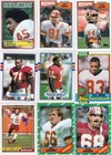 Washington Redskins Vintage Football Lot Of 40 Cards G-vg  harraway  Monk  Bx1d