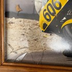 Vintage Motorcycle Racing Action Photograph Framed Sportbike Rider 606 Arai