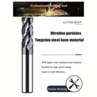 New 5 Pcs - 1 8  4 Flute Carbide End Mill - Tialn Coated Usa