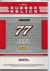 2018 Donruss Racing Nascar Rubber Relics Race Used Tire Erik Jones