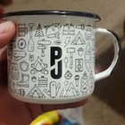 Pearl Jam Ten Club Enamel Mugs New Never Used