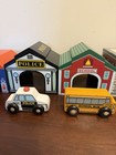 Lakeshore Learning Community Garage - Set Of 6- School  Police  Post Office  Gas