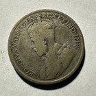 1936 Canada 25 Cents Silver Coin