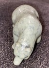 Vintage Inuit And Native Alaskan Soapstone Bear Carving Figurine Signed