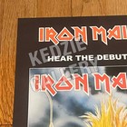Iron Maiden 1980 Debut Album Record Store Promo Poster Live London Uk Tour Dates