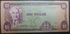 1986 Jamaica 1 Dollar P68ab Bj739781 82 Consecutive Pair  