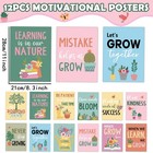 12pcs Spring Bulletin Board For Classroom Motivational Poster Flower Poster B   