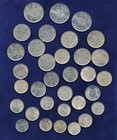 Saudia Arabia  1  2  4 Ghirsh    5  10  25  50  100 Halala  Lot Of  42  Coins