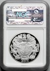2013 Great Britain Silver Proof Piefort 5 Pounds  1st Portrait  Ngc Pf 70 Uc