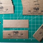250 Vintage Paper Dime Coin Roll Wrappers Lot Nos Tuffy Peach State Company  5
