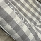 Dockatot Deluxe  Dock In Stone Gingham Baby Lounger 0-8 Months Hypoallergenic