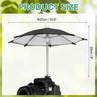 Camera Umbrella  10 6 Inch Camera Protector Waterproof Cover  Black