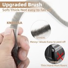Kneelisa 39   x 2 Pack Door Sweep Brush Bottom Exterior   2 Pack  White