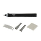 Black Electric Pencil Eraser W  22 Rubber Refills For Drawing Arts Crafts Gift