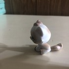 Kitten Tabby Cat  197 - Authentic Littlest Pet Shop - Hasbro Lps - White   Tan