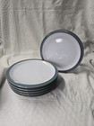 Set Of 6 Blue Coast Azure By Denby - Langley Dinner Plates 10 1 2   
