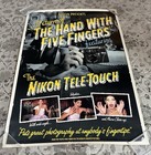 1986 Nikon Inc  Vintage Original Poster The Return Of The Hand With Five Fingers