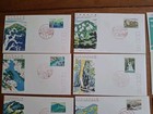 1960s And 1970s Japan Fdc First Day Of Issue Japanese National Parks   Flowers