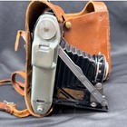 Vintage Kodak Tourist Ii Folding Camera 100mm F 8 8 Anaston Lens Leather Case