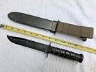 Original Wwii Camillus Usn Mk2 Fighting Knife   Scabbard