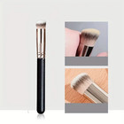 2pcs Pro Foundation Makeup Brush Flat Top Kabuki For Blending Liquid Cream New