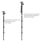60  Professional Aluminium Tripod Monopod W  Ball Head Travel For Dslr Camera
