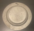 Vintage  1975  american Revolution Pewter Platter  12    very Good 