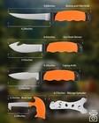 Dispatch 6pcs Hunting Knife Set - 3cr13 Blades Deer elk Game Processor Kit