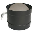Duravent   6dbk-ds  Durablack Stove Pipe 6in  Diameter Damper Section
