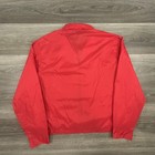Vintage 70s Miller Beer Jacket Mens Large Red Bomber Budweiser Talon Zipper Usa