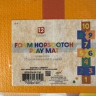 12 Piece Foam Hopscotch Playmat W 2 Marker Discs   Detachable Numbers  Non-slip